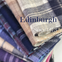 Edinburgh Cashmere Scarf Scotland UK Warm Winter Joker Classic Plaid New Year Gift Box