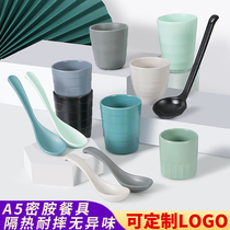 Nordic ins melamine tableware Cup commercial restaurant restaurant special cup creative water Cup imitation porcelain anti-drop Tea Cup