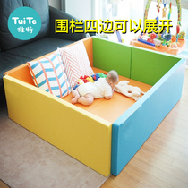 Soft fence indoor baby child safety game fence baby crawling fence toddler guardrail living room crawling mat