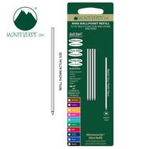 Monteverde tool pen refill Helen Kelly ballpoint pen Ball Pen Mini back D1 4 Pack