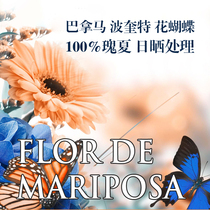 New Products Limited for sale Panama Poquette flower butterfly 100% rose summer sun coffee bean powder 115g