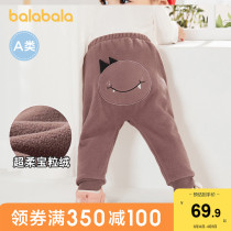 Balabala Baby Winter Dress Boy Baby Pants Girl Pants Girl Pants Children PP Pants Plus Suede Cute
