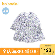 (Store delivery) Balabala princess dress Children Baby dress girl skirt 2021 new flowers