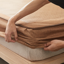 Fitted Sheet paragraph double-sided rattan seats 1 5 ice silk mat natural summer 1 8m chuang ke zhe die pure Vine all-inclusive mat 2 0 meters