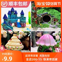 Hermit crab special to avoid climbing decompression cave climbing pet dead wood tree hole landscape reptile wood block imitation natural dead wood