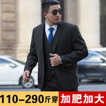Large size suit Mens suit Plus fat plus fat loose suit jacket Business formal professional wedding dress