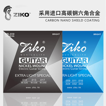 ziko Lio Electric Guitar Strings Anti-rust Electric Guitar Set String Set 6 DN-009 010 DEG-009