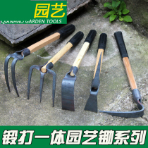 Flower hoe small hoe gardening Full steel Multi-functional digging soil Farmers with small Mini Home Outdoor Agricultural Hoe Garden