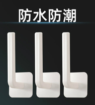 Multifunctional hanger non-perforated kitchen roll paper cup pot lid wall hanging shelf tissue rack storage rack wall hook