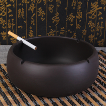 Office atmosphere simple ceramic ashtray light luxury home living room fashion new Chinese Zen large oversized