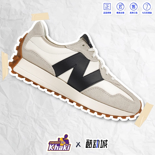 Khaki24 New Balance New Balance NB327 серо-белая мужская и женская спортивная и повседневная обувь в стиле ретро WS327KB