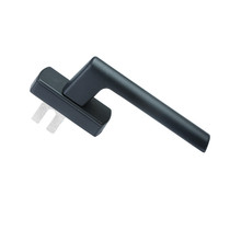 Old-fashioned type 50 aluminum alloy window handle casement window broken bridge extrapolation door and window transmission handle hand-in-hand out-opening accessories