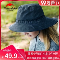 NH Missing Summer Folding Hat Sunscreen Hat Male Fisherman Hat Outdoor Fishing Equipment Female Sun Hat Sun Hat Hat