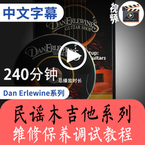 Dan Erlewine folk guitar repair maintenance debugging professional tutorial piano line repair tutorial information