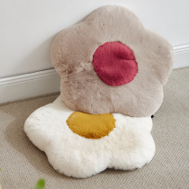 Xiaojing family flower petals cushion bedroom sofa chair cushion memory cotton seat cushion girl pillow ins