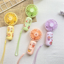 Portable handheld mini small student mute desktop lanyard usb hand-held electric fan cute female