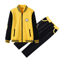 Langao school uniform baseball uniform Jinan primary school boys and girls sports set two sets spring and autumn winter suit class suit