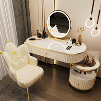 Light luxury dressing table storage cabinet integrated bedroom modern simple 2021 New Net red small apartment high grade makeup table