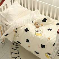 Newborn baby quilt baby spring and autumn thin cotton quilt bean blanket quilt cover cotton quilt autumn and winter
