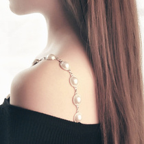 Underwear shoulder strap cross shoulder invisible non-slip rhinestone bra shoulder strap bra strap