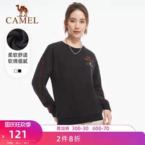 Camel sports sweater ladies 2021 autumn new casual pullover thin loose long sleeve round neck jacket