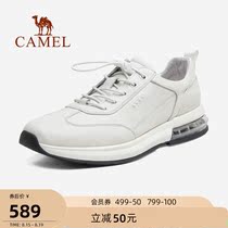 Camel outdoor shoes mens business shoes leather sports shoes autumn 2021 new lace-up free all-match casual shoes men