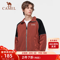 Camel outdoor men's woven coat 2021 autumn new casual sports coat windproof jacket wind coat men