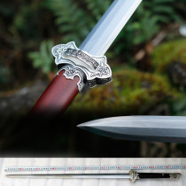 Octafacial Han style sword Tang sword patterned steel westbound Lohydro sword ultra-hard toughness Long sword hard sword Tang sword not open