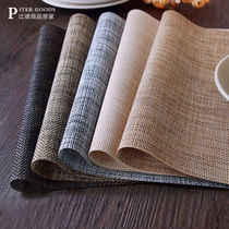 Thickened Japanese placemats PVC table mat insulation mat bowl mat home Nordic meal mat plate mat coaster coaster