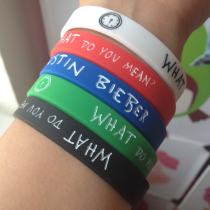 Justin Bieber Justin Bieber Purpose album peripheral elements concert bracelet