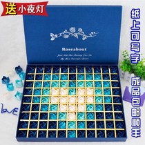 99 handmade origami Kawasaki roses DIY hand kneading paper flower material package finished gift box Valentines Day gift