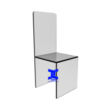 Gandora chair transparent acrylic chair plexiglass chair
