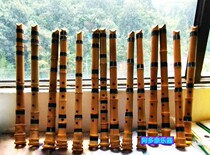 Japan imported ruler eight piano ancient Liudu mountain flow professional law tube one foot eight inch real bamboo flute instrument