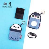 Hanyu West Number of Hips 2 5-inch Hard Disk Protective Protective Package Cute Containing Bag Waterproof Shockproof Tide
