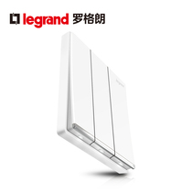 TCL Rogrand Yejing K8 three-position single control with LED indicator switch triple single control three open 86 type