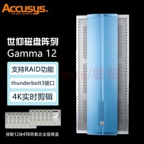 Accusys world yang 12 disk lightning 3 disk array cabinet Accusys world yang silent lightning disk array Gamma12 (including 48TB west disk five-year warranty