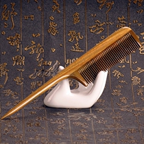 Natural green sandalwood comb horns hairdressing Combs hairdressing Combs hairdressing tools pointed hair combs female household