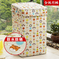 Wave wheel washing machine cover waterproof cover Sunscreen cover open cover Dust cover cover Automatic universal Panasonic Haier cover towel