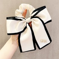 Hair band hair rope bow ribbon cute sweet fashion temperament tie head rope female small fragrance wind ins head jewelry