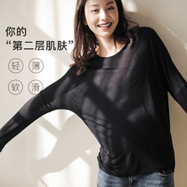 BELYWEAR pregnant woman round neck long sleeves T Fashion easing soft smooth 100 hitch of mediocre lazy and thin sunscreen