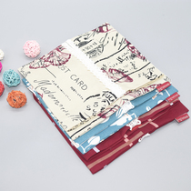 Simple cotton and linen tissue box fabric tissue set washable pumping paper bag roll paper bag dining table car bag storage Japanese style