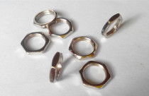 Hexagonal thin tooth thin nut Thin nut Flat nut M6M7M8M9M10M11M12 Small side nut