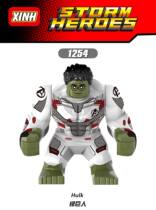 Xin Hongda MINIFIGURE SUPERHERO X1254 HULK ASSEMBLED building blocks EDUCATIONAL toys bagged 1253