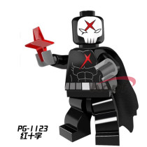 Pinggao building blocks DC superhero villain third party PG1123 Red Cross weapon mask assembly toy
