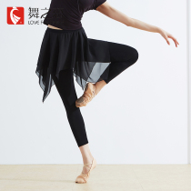 Dance love dance pants adult slim small feet culottes Chinese National classical dance costume female body practice pants