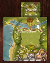 (Annie board game) Wonderland Valley Pearl River Valley Spiral Peak Carnival Board playermat