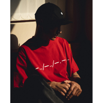 BDCT 22SS Social Homophobic Series Moose Cryptography T-Shirt Male National Tide Loose Pure Cotton Round Collar Couple Short Sleeves