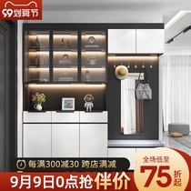 Shoe cabinet home door porch cabinet simple modern entrance door outside Hall Cabinet light luxury large-capacity storage cabinet