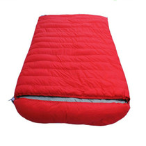 Double down outdoor couple spring summer autumn and winter camping is better than duck down white goose down sleeping bag