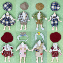 16-17cm Barbie doll ob11 baby clothes 8 points bjd dress-up dress girl casual suit pants